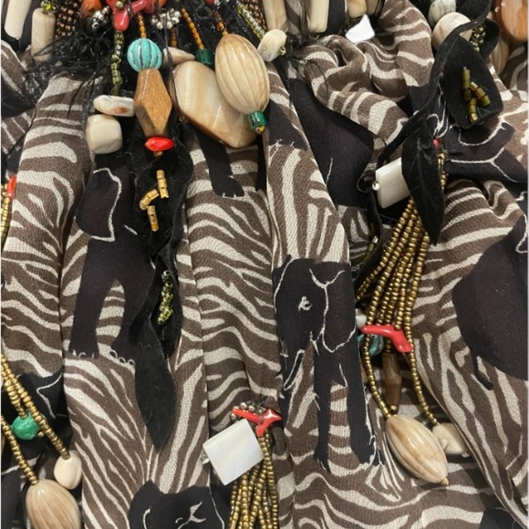 Mary Frances Safari Spirit Beaded Elephant Bag 💎 - Picture 8 of 10